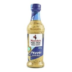 A bottle of Nando's extra mild pepper sauce 250g