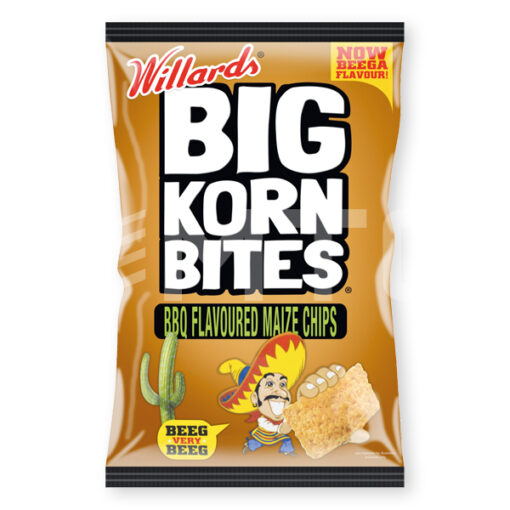 Willard's Big Korn Bites BBQ 120g
