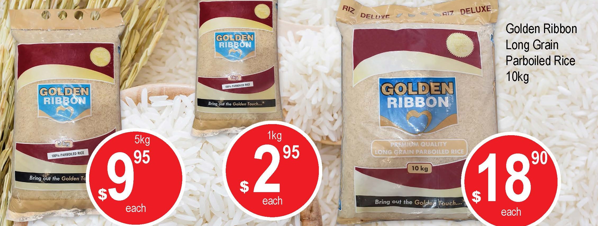 parboiled rice flyer image