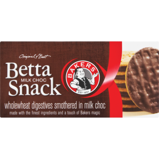 Bakers Betta Snack Milk Chocolate Whole Wheat