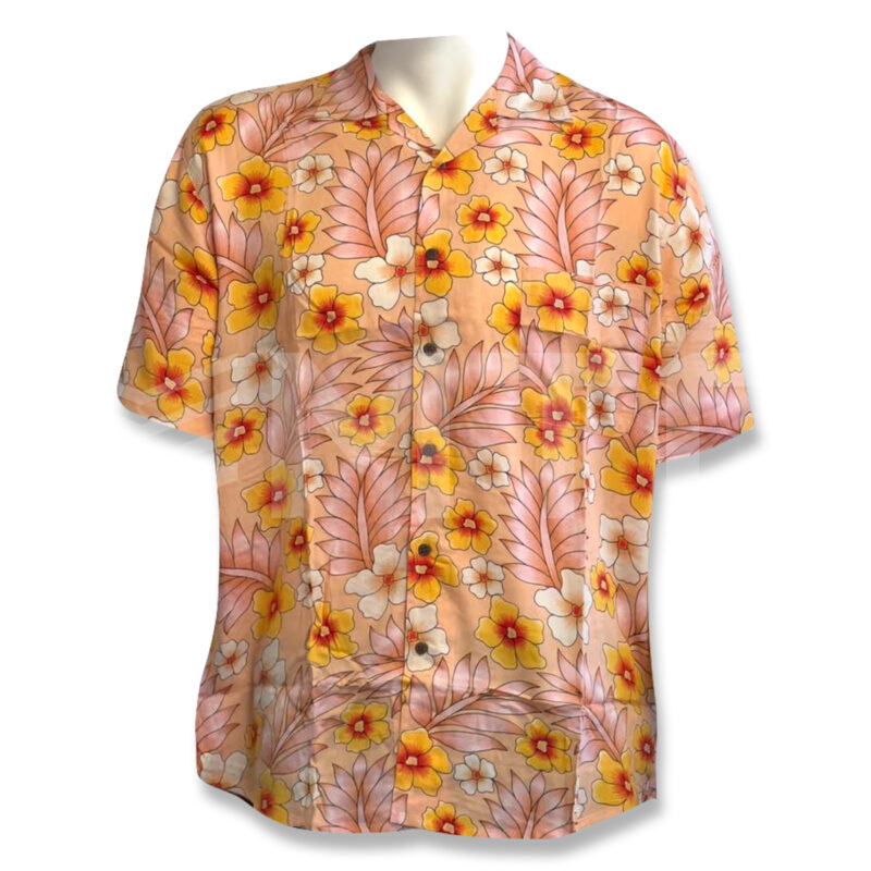 Mens Rayon Shirt Peach – Merco Trading Company